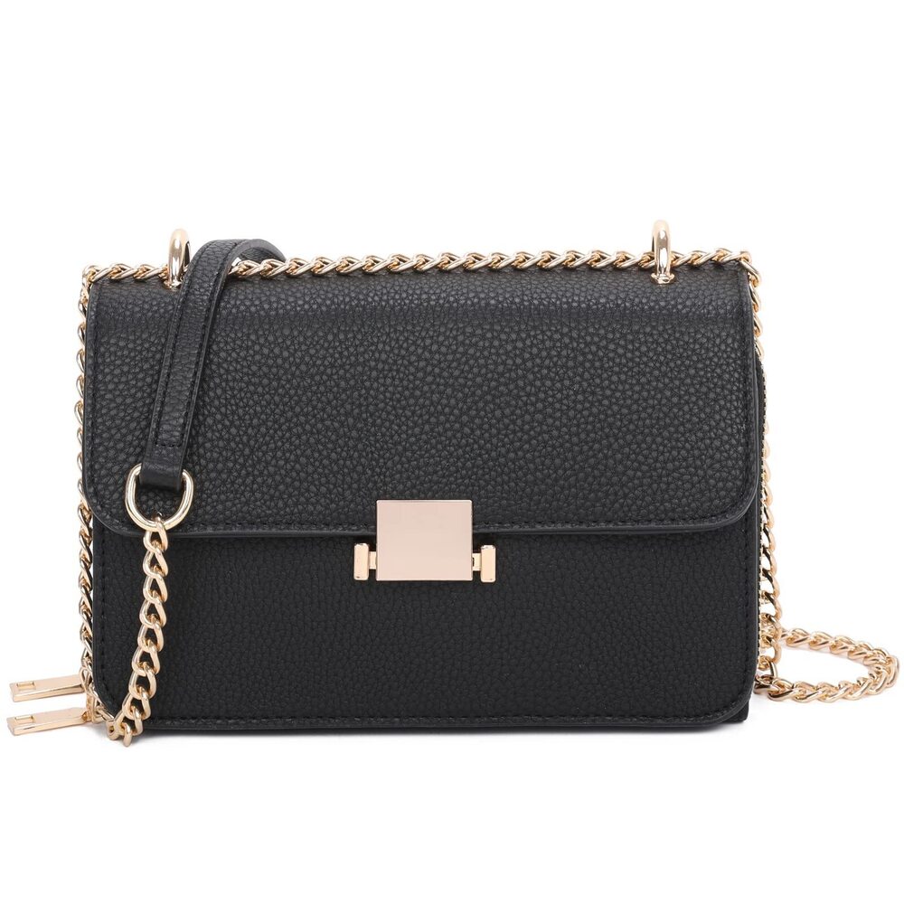 3940 Square Shoulder Bags Chain Strap Crossbody Bag Medium Leather Evening